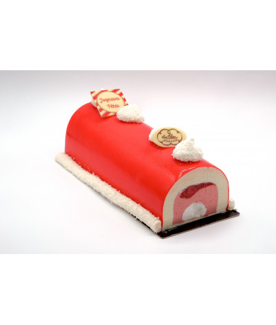 Bûche douceur fraise