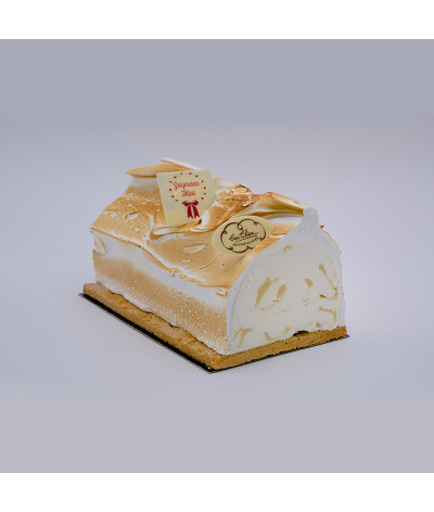 Bûche cœur de neige